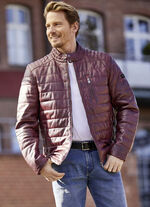 Lederkurzjacke von „Cabrini“ in 3 Farben ANTIK DUNKELROT